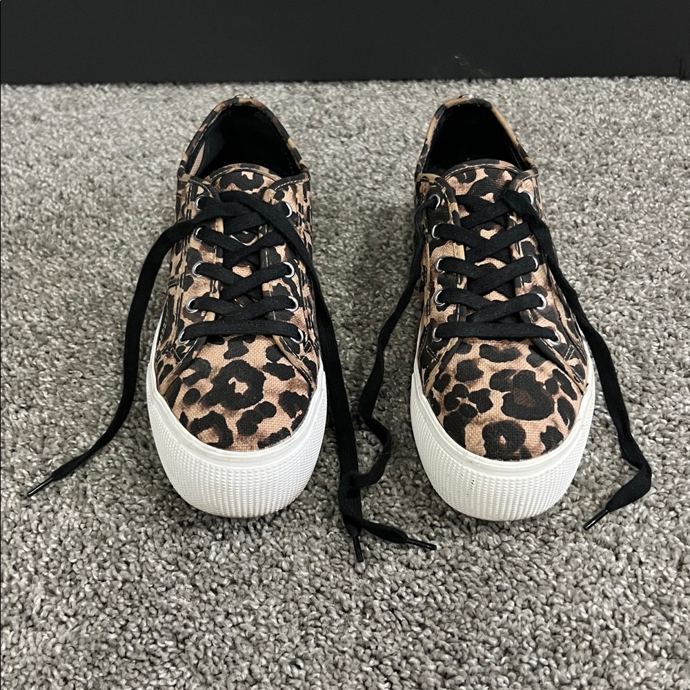 Steve Madden platform sneakers.